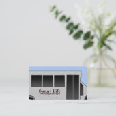 Visitekaartjes voor vervoer (Staand voorkant)