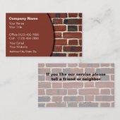 Visitekaartjes voor verwijderen Vast (Voorkant / Achterkant)