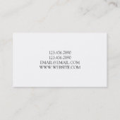 Visitekaartjes voor verzekeringstussenpersoon (Achterkant)