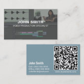 Visitekaartjes voor videoeditor (Voorkant / Achterkant)