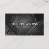 Visitekaartjes voor vierkant en kompas voor vrijme (Achterkant)