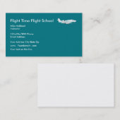 Visitekaartjes voor vliegtraining (Voorkant / Achterkant)