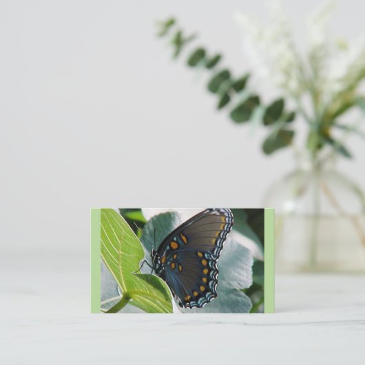 Visitekaartjes voor vlinders (Staand voorkant)