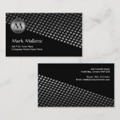 Visitekaartjes voor vloeiend monogram (Voorkant / Achterkant)