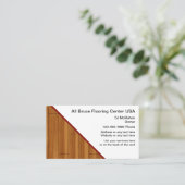 Visitekaartjes voor vloerbedekking (Staand voorkant)