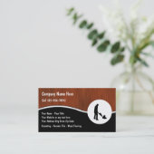 Visitekaartjes voor vloerbedekking (Staand voorkant)