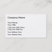 Visitekaartjes voor vloerbedekking (Achterkant)