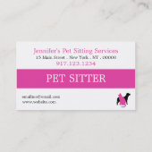 Visitekaartjes voor voetgangers | Dog Walkers (Achterkant)