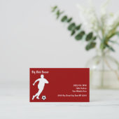 Visitekaartjes voor voetzoekers (Staand voorkant)