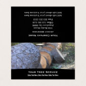 Visitekaartjes voor vouwstructuurservice (Buitenkant ongevouwen)