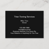 Visitekaartjes voor vrachtwagenchauffeurs (Achterkant)