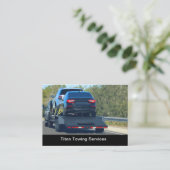 Visitekaartjes voor vrachtwagenchauffeurs (Staand voorkant)