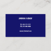 Visitekaartjes voor vrachtwagens (Achterkant)