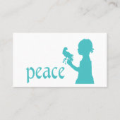  visitekaartjes voor vredesactivisten! (Achterkant)