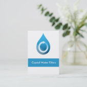 visitekaartjes voor waterfilters (Staand voorkant)
