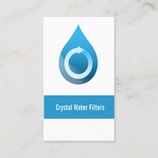 visitekaartjes voor waterfilters (Voorkant)