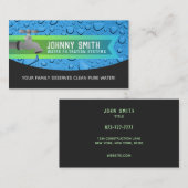 Visitekaartjes voor waterfiltratie (Voorkant / Achterkant)