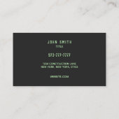 Visitekaartjes voor waterfiltratie (Achterkant)