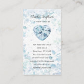 Visitekaartjes voor Waterverf met hartdiamant (Achterkant)