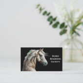 Visitekaartjes voor Waterverf van witte paarden (Staand voorkant)