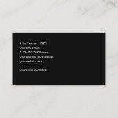 Visitekaartjes voor webmarketing (Achterkant)