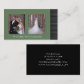 Visitekaartjes voor weddenschap (Voorkant / Achterkant)