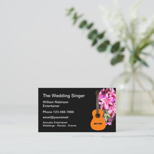 Visitekaartjes voor weddenschap (Staand voorkant)