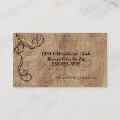 Visitekaartjes voor wervelontwerp (Achterkant)