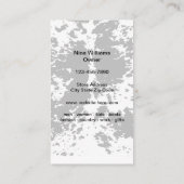 Visitekaartjes voor Westerne Draag Mode in het lan (Achterkant)