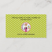 Visitekaartjes voor Whimsical Cleaning Services (Achterkant)