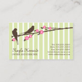 Visitekaartjes voor whimsical Event Styling en Des (Achterkant)