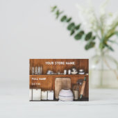 Visitekaartjes voor winkel / Bake-winkel (Staand voorkant)