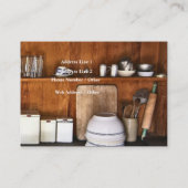 Visitekaartjes voor winkel / Bake-winkel (Achterkant)