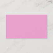 Visitekaartjes voor wit en roze acrylontwerp (Achterkant)