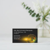 Visitekaartjes voor wolfotografie (Staand voorkant)