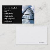 Visitekaartjes voor zakelijk onroerend goed (Voorkant / Achterkant)