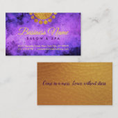 Visitekaartjes voor zalm en spa (Voorkant / Achterkant)