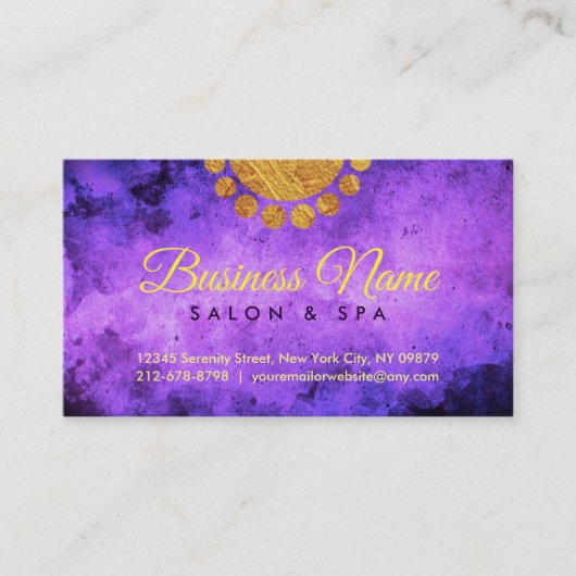 Visitekaartjes voor zalm en spa (Voorkant)