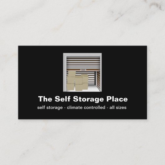 Visitekaartjes voor zelfopslageenheden (Voorkant)