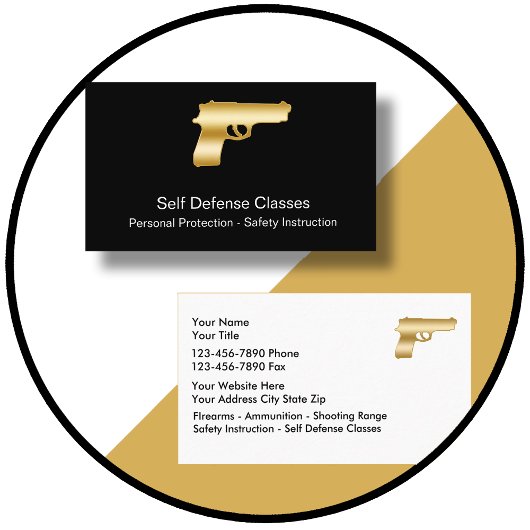 Visitekaartjes voor zelfverdediging