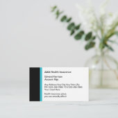 Visitekaartjes voor ziektekostenverzekering (Staand voorkant)