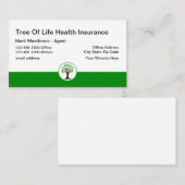 Visitekaartjes voor ziekteverzekering (Voorkant / Achterkant)