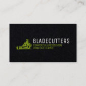 Visitekaartjes voor zwart en groen gebruik + beweg (Voorkant)