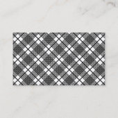 Visitekaartjes voor zwart-wit patroonpatroon (Achterkant)