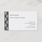 Visitekaartjes voor zwart-wit patroonpatroon (Voorkant)