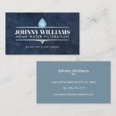 Visitekaartjes waterfilter (Voorkant / Achterkant)