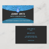 Visitekaartjes waterfilter (Voorkant / Achterkant)