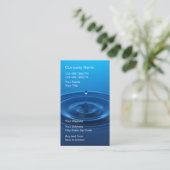 Visitekaartjes waterfiltersysteem (Staand voorkant)