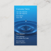 Visitekaartjes waterfiltersysteem (Voorkant)