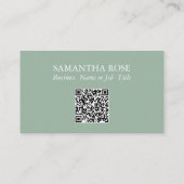 Visitekaartjes Waterverf Ananas (Achterkant)